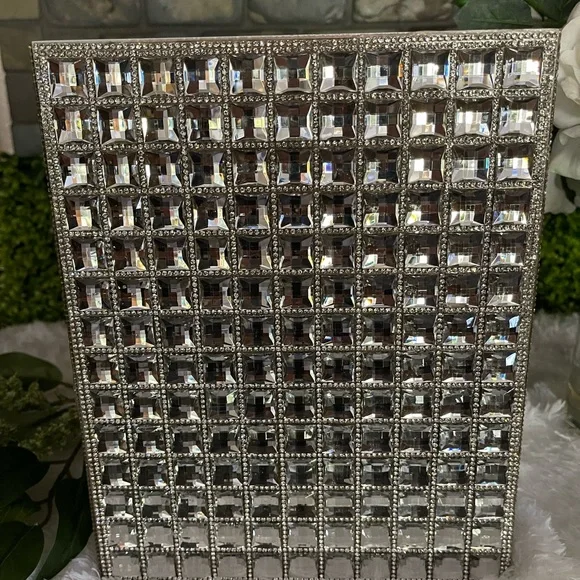 🎉SOLD🎉BELLA LUX Full Rhinestone Crystal Luxury Wastebasket Trash Can~Rare HTF - Picture 7 of 8